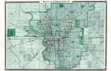 Indianapolis, Indiana State Atlas 1876